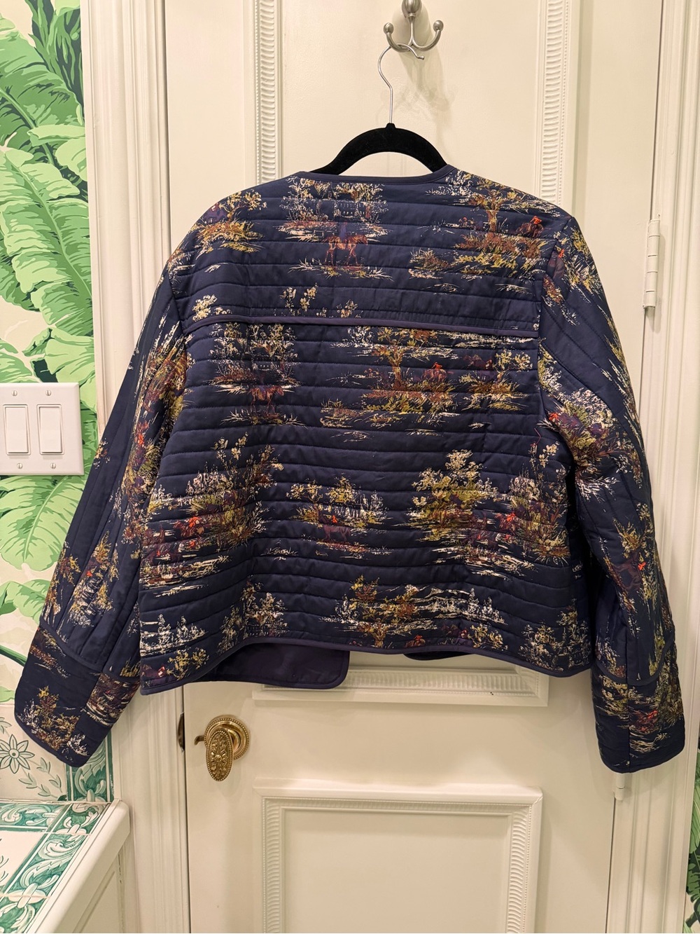 NWT HILL HOUSE HOME Navy Blue The Amari Equestrian Jacket Size XL - Picture 9 of 10